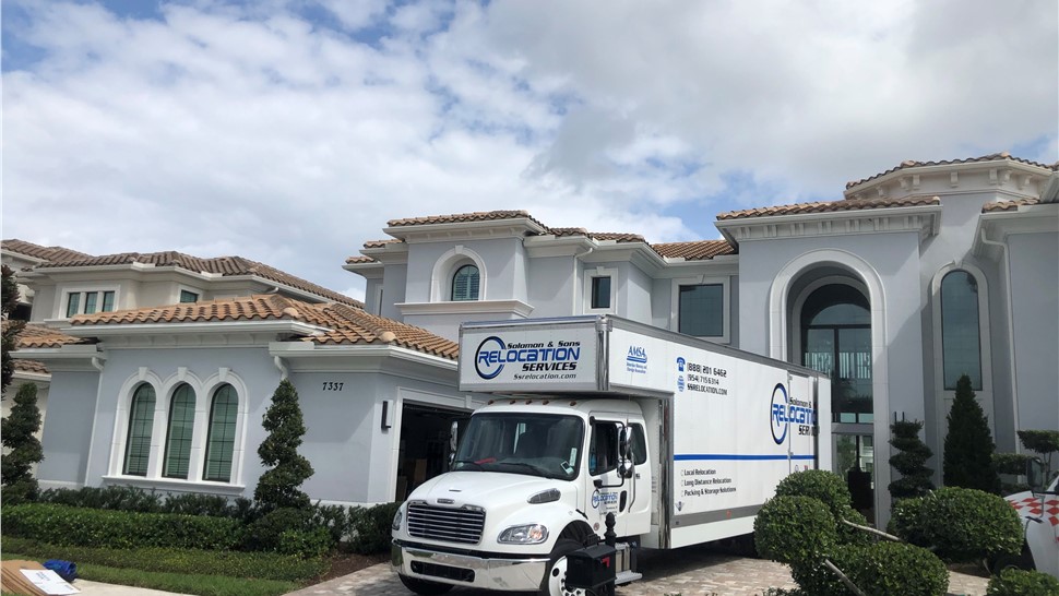 Long Distance Move Project in Weston, Florida by Solomon & Sons Relocation Services
