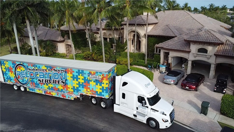 Local Move Project in Delray Beach, Florida by Solomon & Sons Relocation Services