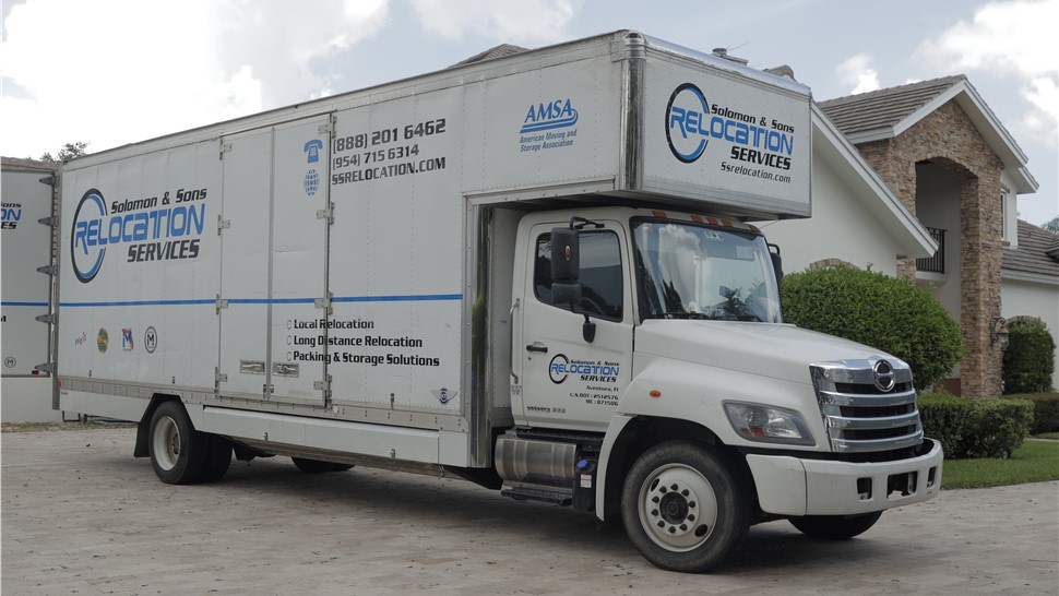 Local Move Project in Coral Springs, Florida by Solomon & Sons Relocation Services