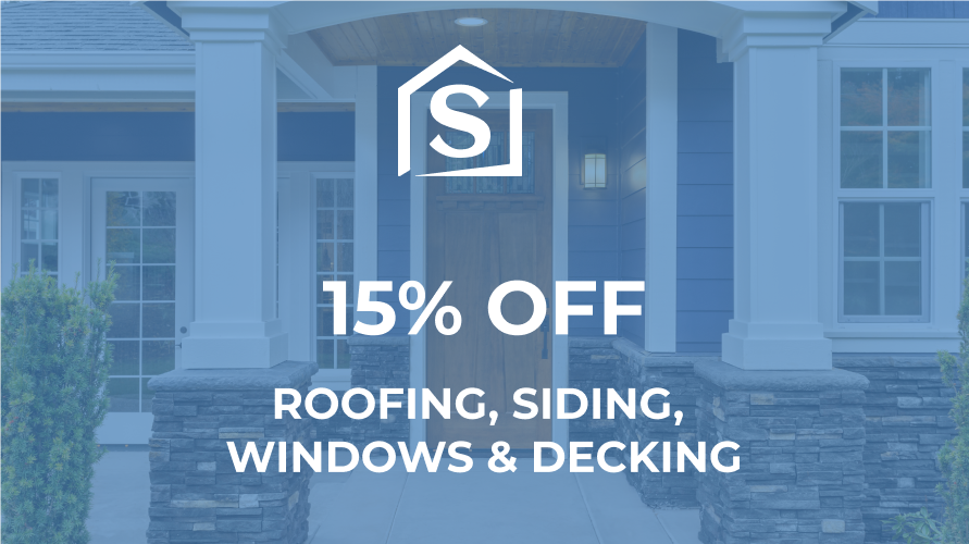 Take 15% Off On Roofing, Siding, Windows, & Decking!