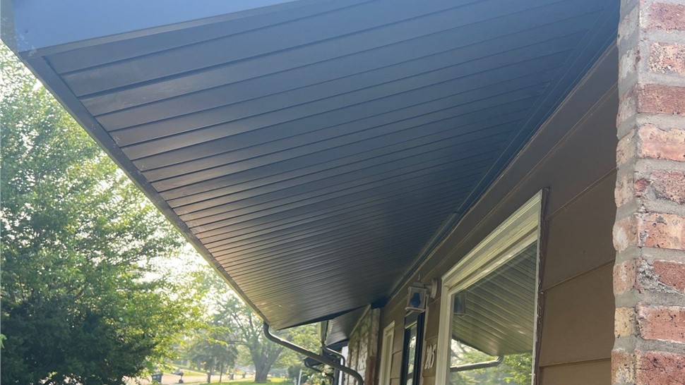Soffit and Fascia Project in Bolingbrook, Illinois by Stan's Roofing & Siding