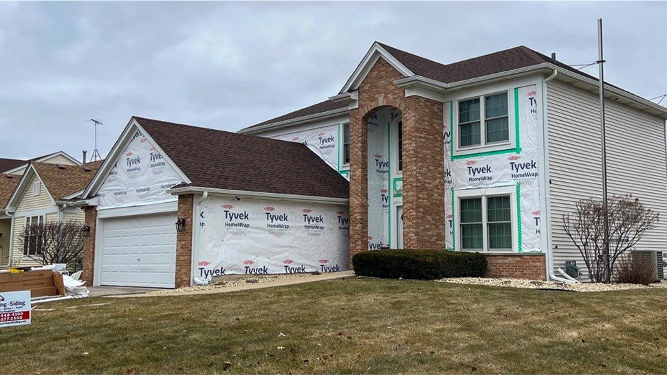 Gutters, Siding Project in Bolingbrook, IL by Stan's Roofing & Siding