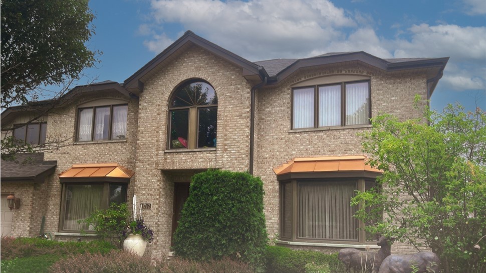 Gutters, Roofing Project in Orland Park, IL by Stan's Roofing & Siding