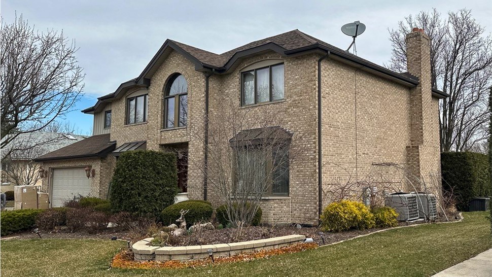 Gutters, Roofing Project in Orland Park, IL by Stan's Roofing & Siding