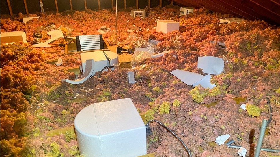 Attic Insulation Project in Western Springs, IL by Stan's Roofing & Siding