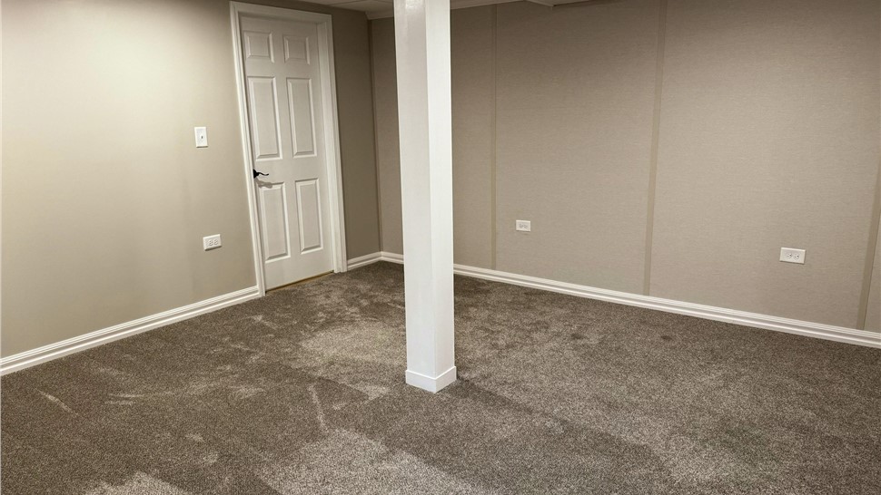 Basements Project in New Lenox, Illinois by Stan's Roofing & Siding