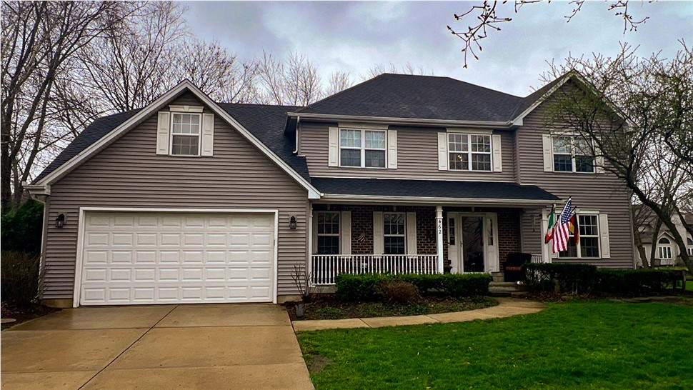 Gutters, Roofing Project in Oswego, IL by Stan's Roofing & Siding