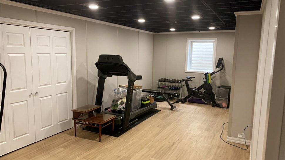 Basements Project in New Lenox, Illinois by Stan's Roofing & Siding