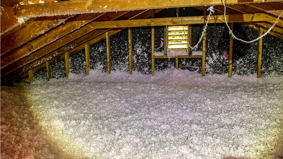 Attic Insulation Project in Western Springs, IL by Stan's Roofing & Siding