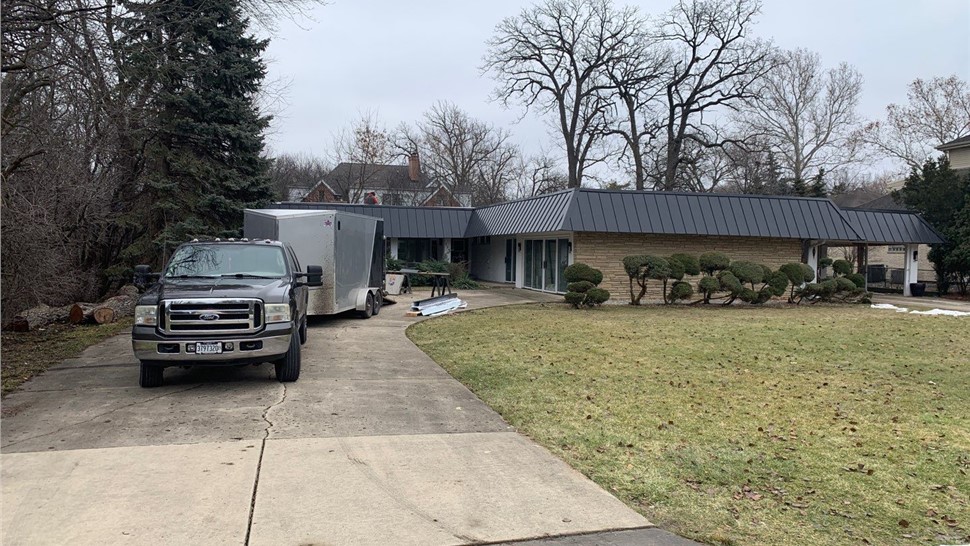 Metal Roofing Project in Oak Brook, Illinois by Stan's Roofing & Siding