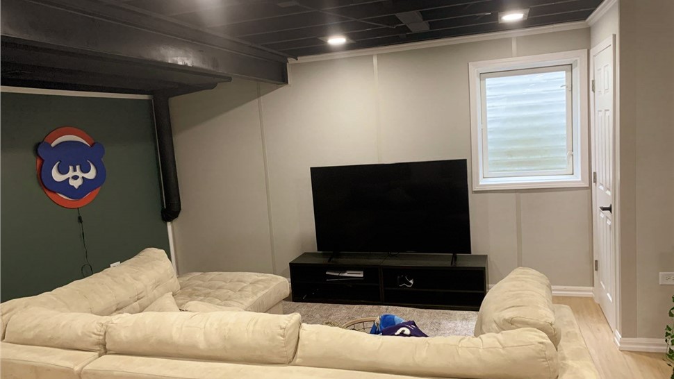 Basements Project in New Lenox, Illinois by Stan's Roofing & Siding