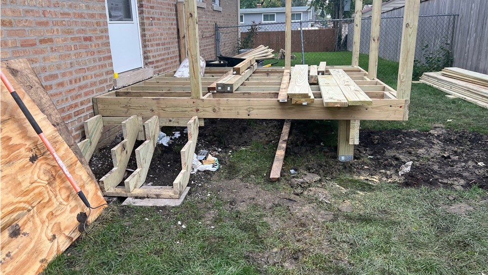 Decks Project in Tinley Park, IL by Stan's Roofing & Siding