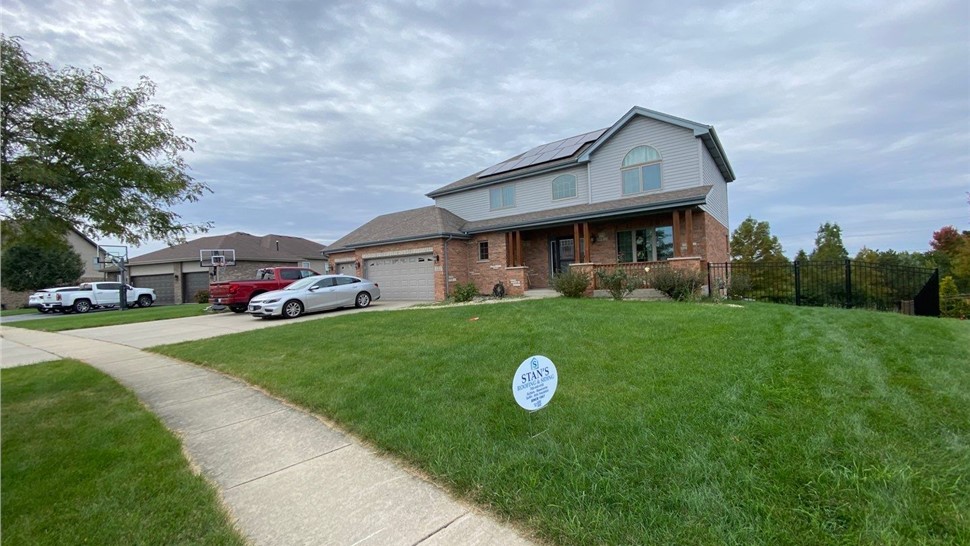 Siding, Storm Damage Project in New Lenox, IL by Stan's Roofing & Siding