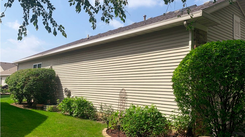 Gutters Project in Romeoville, IL by Stan's Roofing & Siding