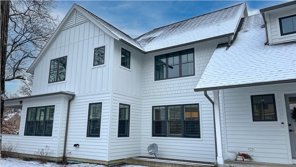 Gutters Project in Clarendon Hills, IL by Stan's Roofing & Siding