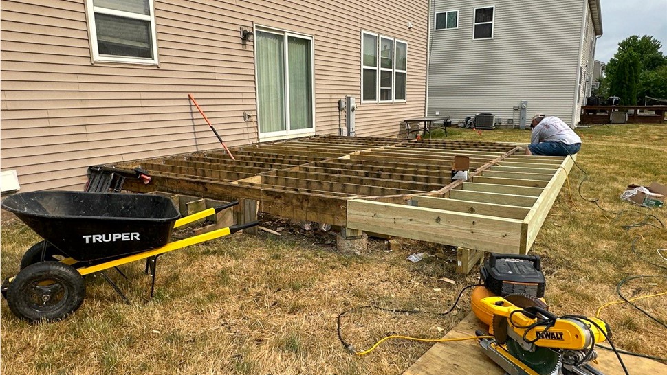 Decks Project in Bolingbrook, IL by Stan's Roofing & Siding