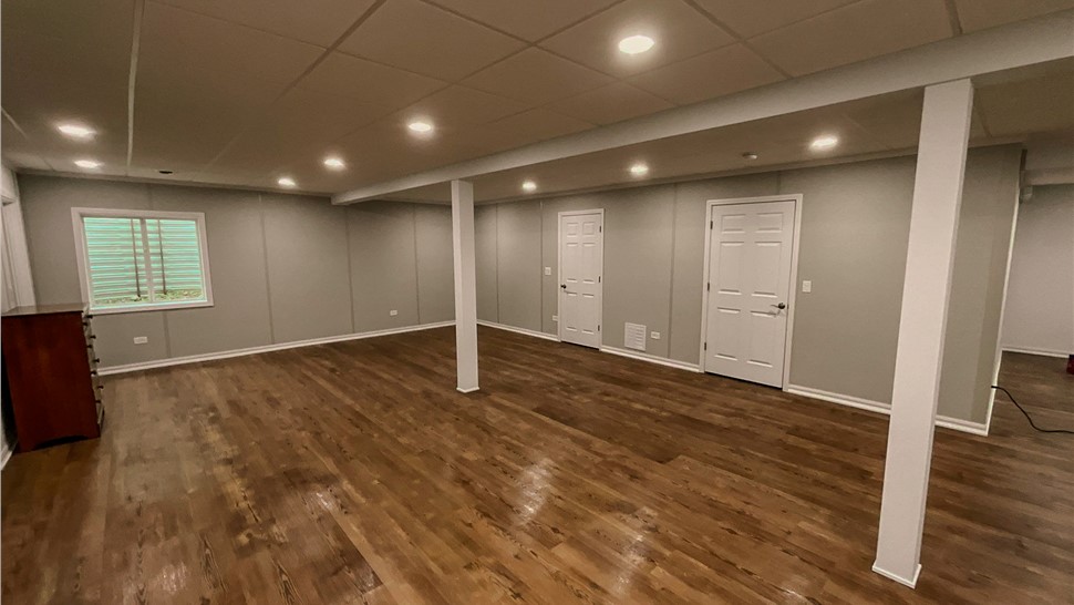 Basements Project in Naperville, IL by Stan's Roofing & Siding