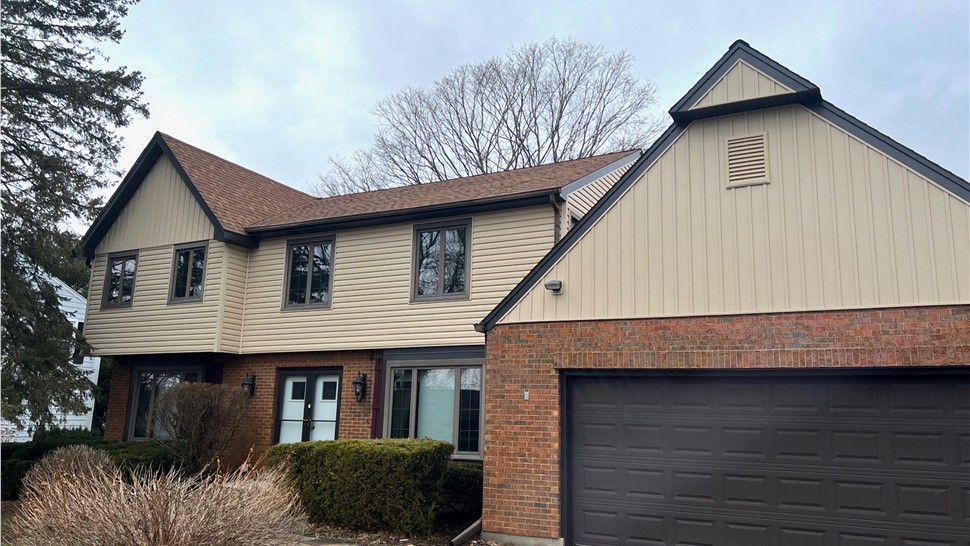 Gutters, Siding, Soffit and Fascia Project in Downers Grove, Illinois by Stan's Roofing & Siding