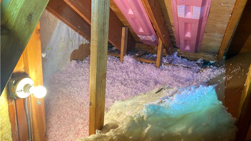 Attic Insulation Project in Westchester, IL by Stan's Roofing & Siding