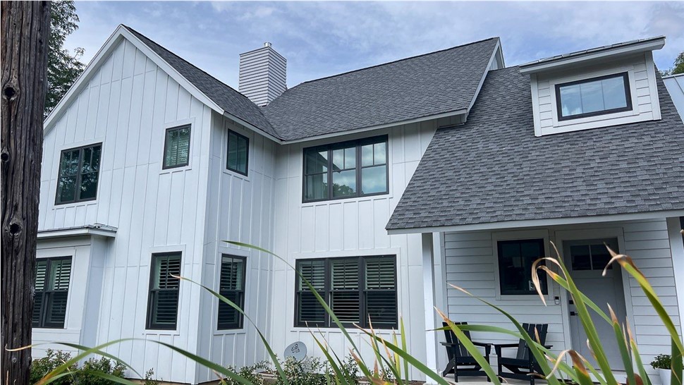 Gutters Project in Clarendon Hills, IL by Stan's Roofing & Siding