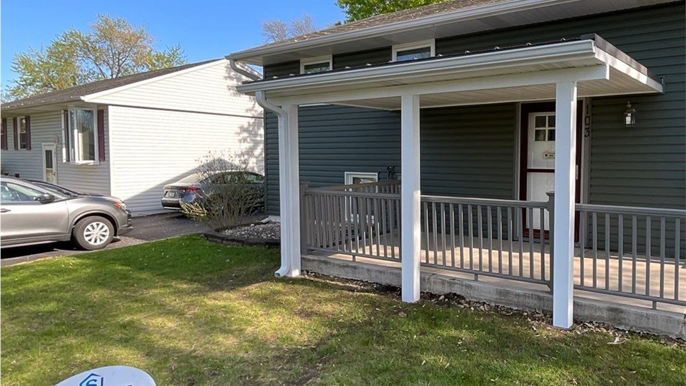 Gutters, Metal Roofing, Soffit and Fascia Project in Romeoville, IL by Stan's Roofing & Siding