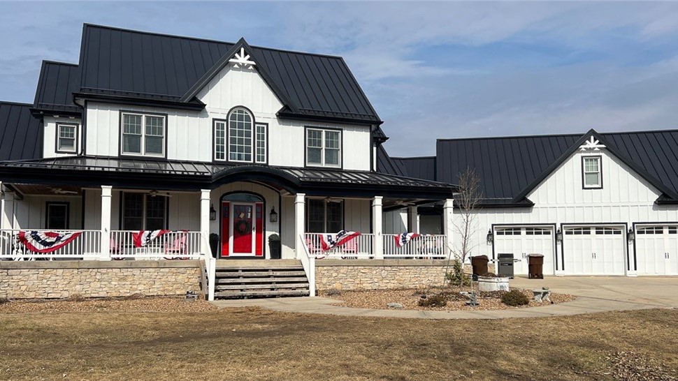 Decks, Gutters, Metal Roofing, Siding, Soffit and Fascia Project in Manteno, IL by Stan's Roofing & Siding