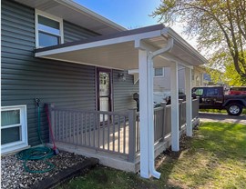 Gutters, Metal Roofing, Soffit and Fascia Project in Romeoville, IL by Stan's Roofing & Siding