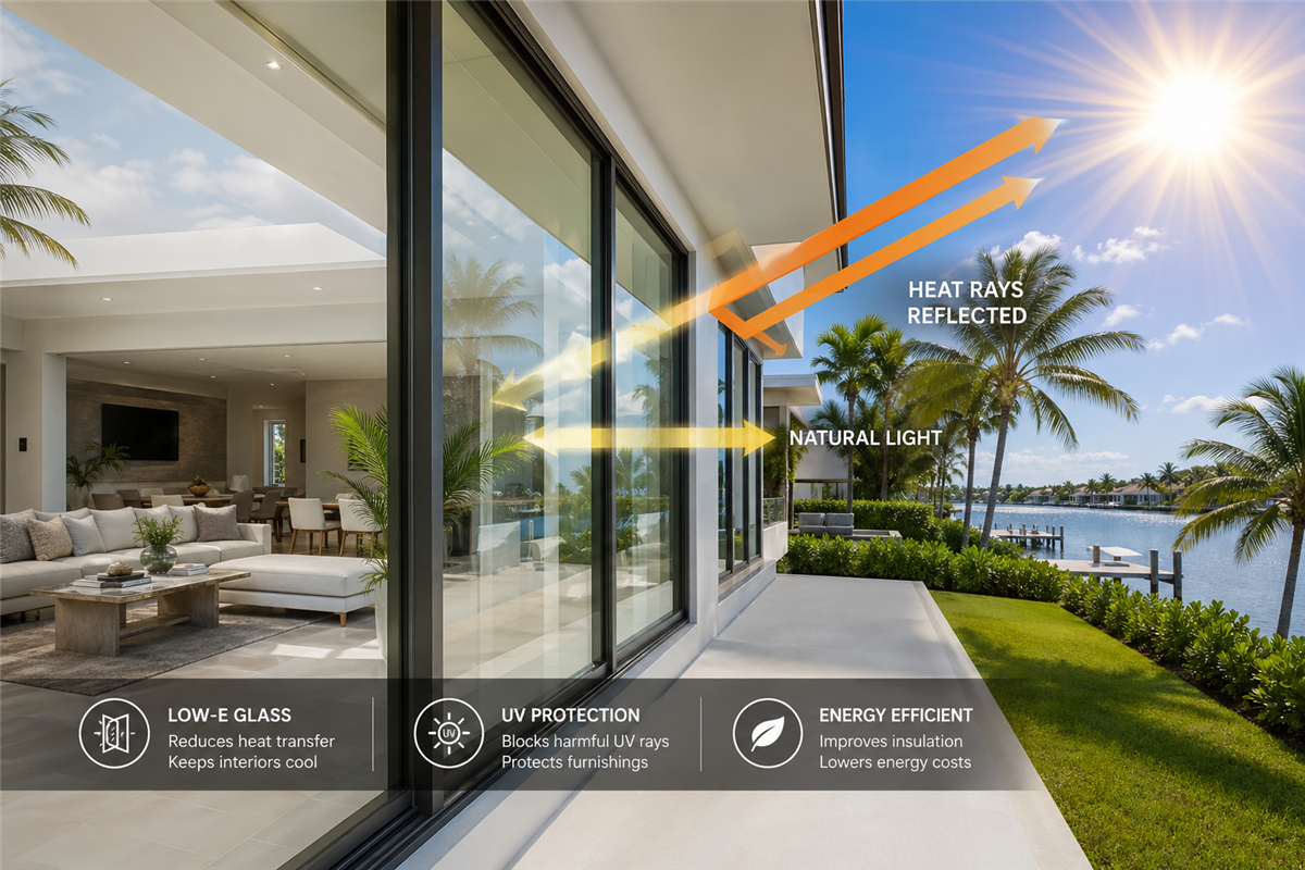 What Is Low-E Glass in Impact Windows? Florida Guide