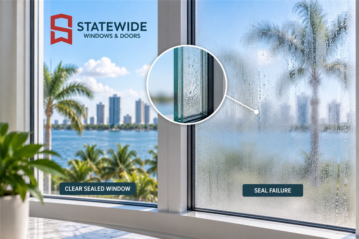 Impact Window Seal Failure: Signs, Causes & What Florida Homeowners Should Do