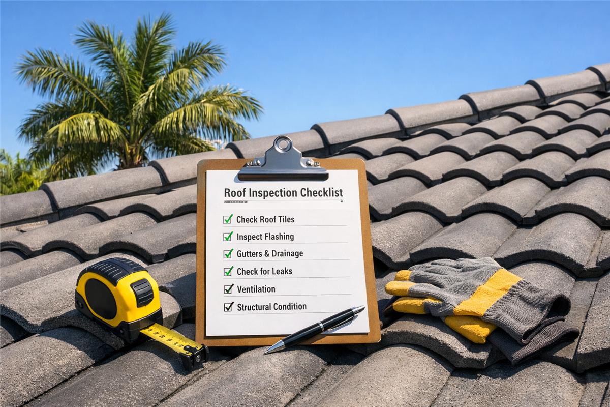 Roof Inspection Checklist for South Florida Homeowners | 2026 Guide