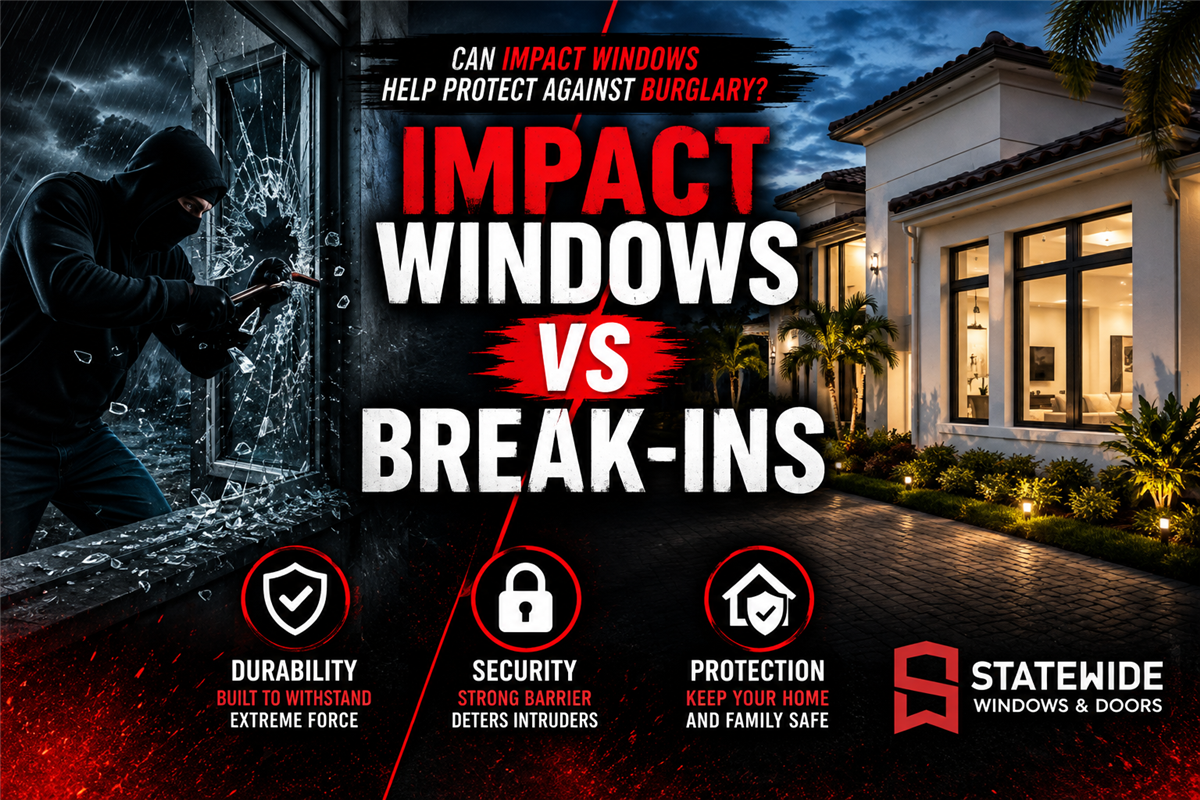 Can Impact Windows Help Protect Against Burglary? (South Florida Guide)