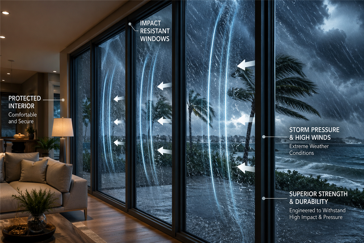 How Impact Windows Handle Pressure During Storms | South Florida Guide