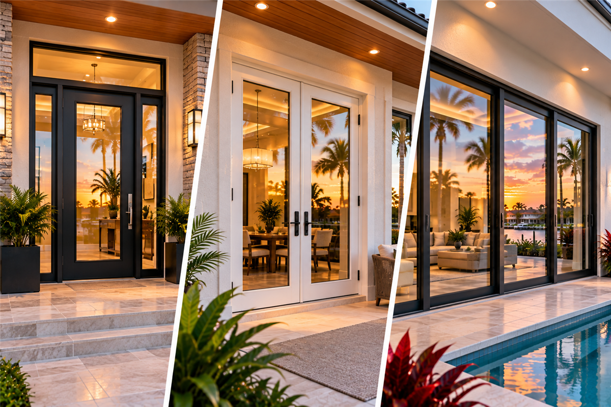 Impact Front Doors vs. French Doors vs. Sliding Glass Doors: Which Is Right for Your Florida Home?