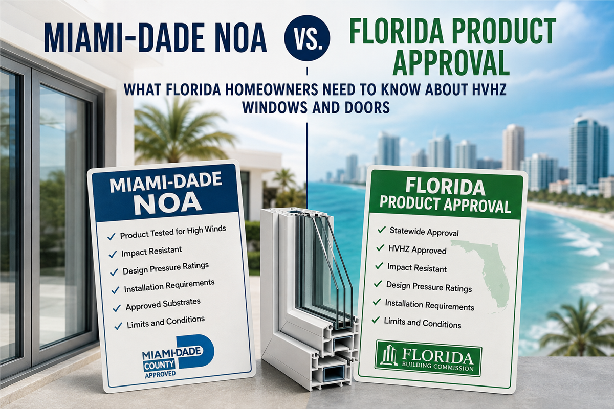 Miami-Dade NOA vs. Florida Product Approval: What Florida Homeowners Need to Know