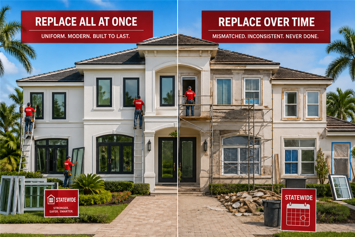 Should You Replace All Windows at Once? Florida Guide