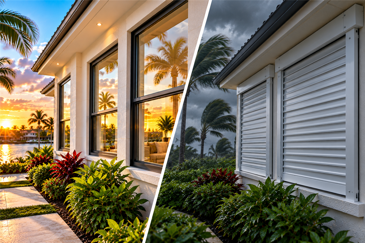 Impact Windows vs. Hurricane Shutters in Florida: Cost, Convenience & Protection