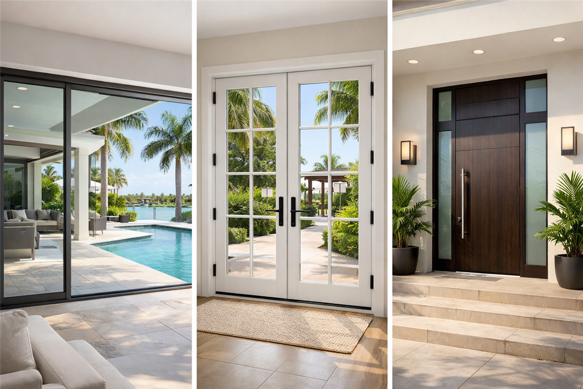 Types of Impact Doors for South Florida Homes (Complete Guide)