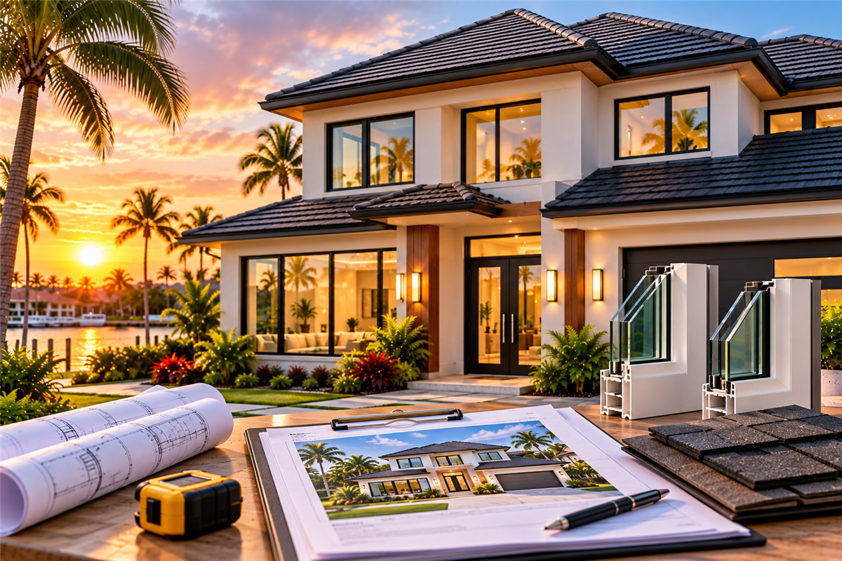 Impact Windows and Roof Replacement in Florida: One Wind-Mitigation Project Plan