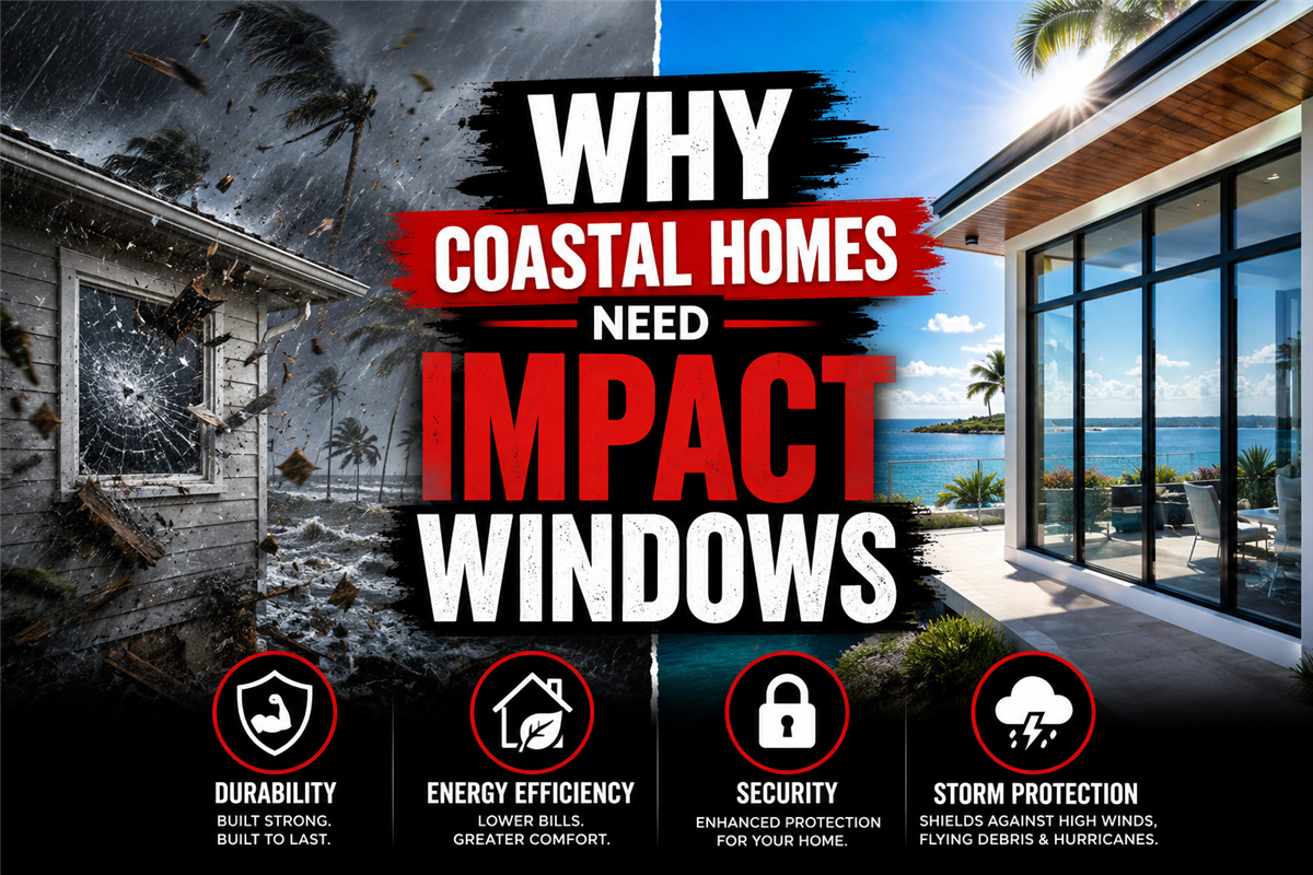 Why Impact Windows Are Important for Coastal Homes | South Florida Guide