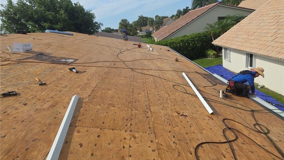 Roofing Project in Boynton Beach, FL by Statewide Windows & Doors