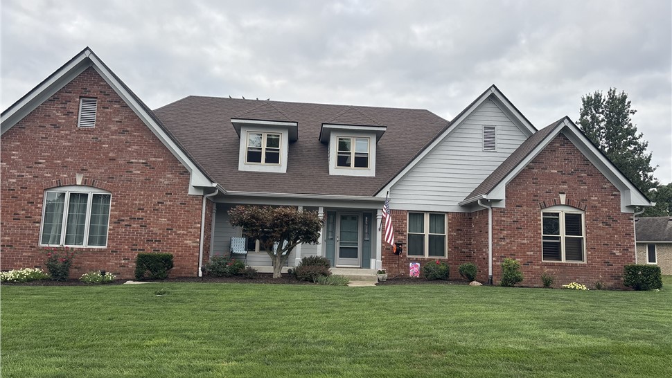 Gutters Project in Greenwood, IN by Storm Warrior Roof