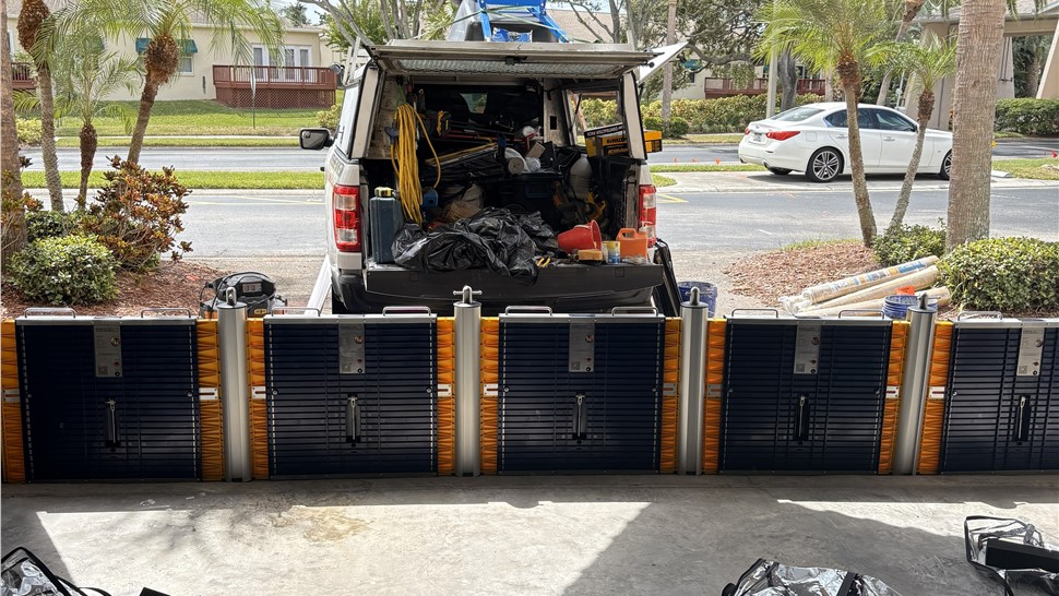 Flood Barriers Project in St. Petersburg, FL by Sunrise Contractors Inc