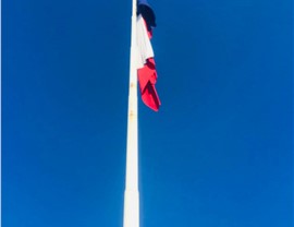 Flag Pole Repair Photo 3