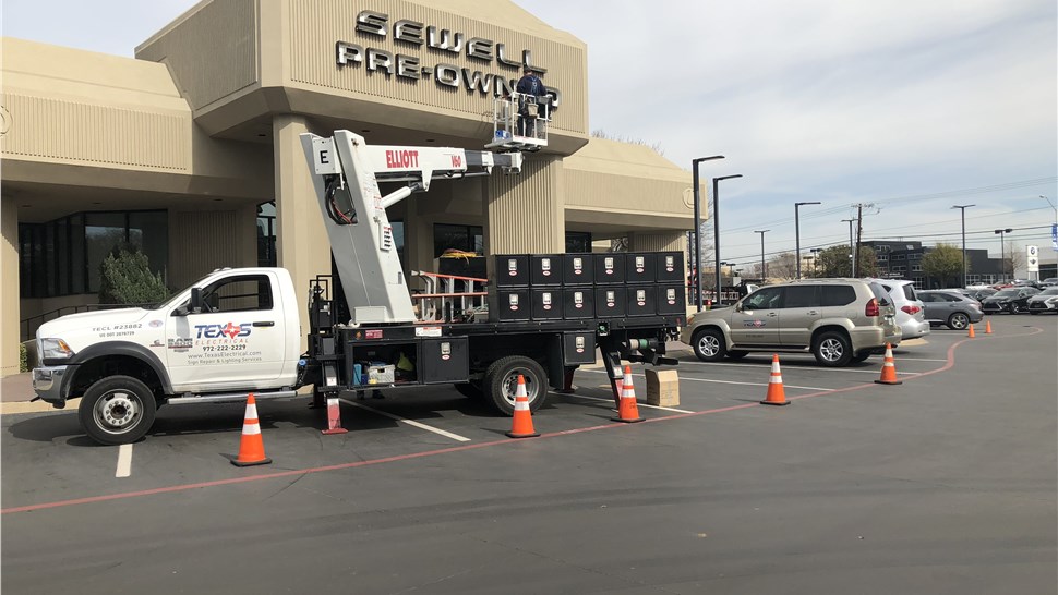 Signs Project Project in Garland, TX by Texas Electrical