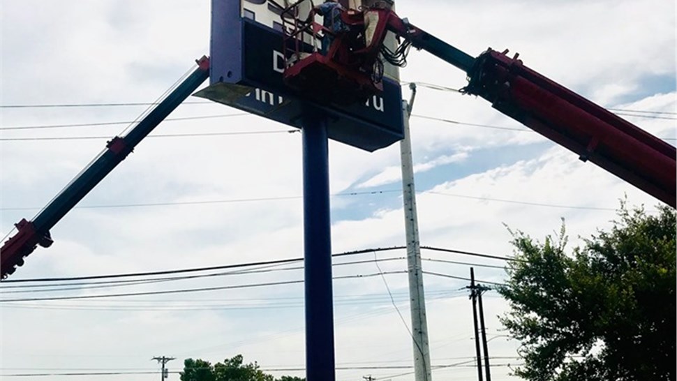 Signs Project Project in Dallas, TX by Texas Electrical