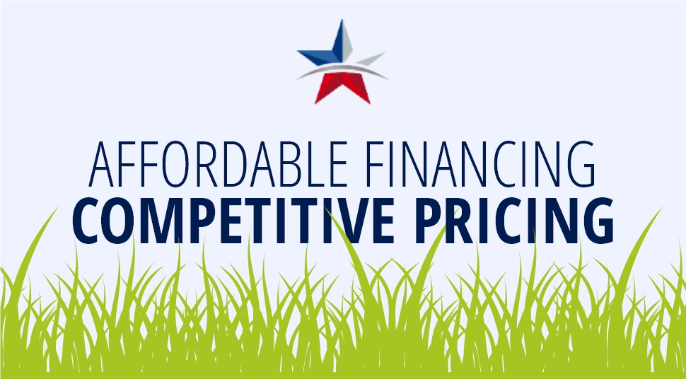 Affordable Financing and Competitive Pricing