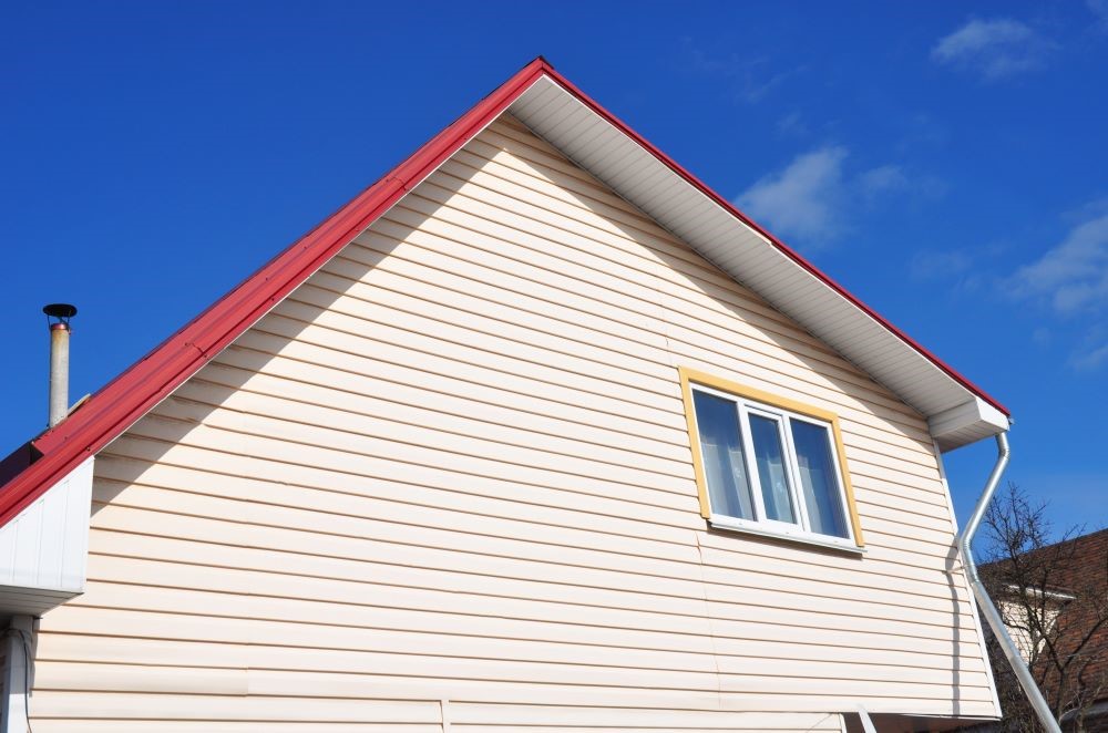 Side of a House with Vinyl Siding