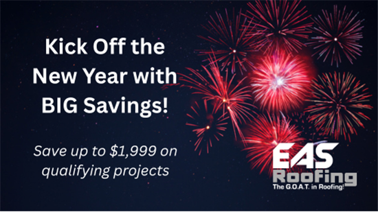 Kick Off the New Year with BIG Savings! Save up to $1,999 on qualifying projects