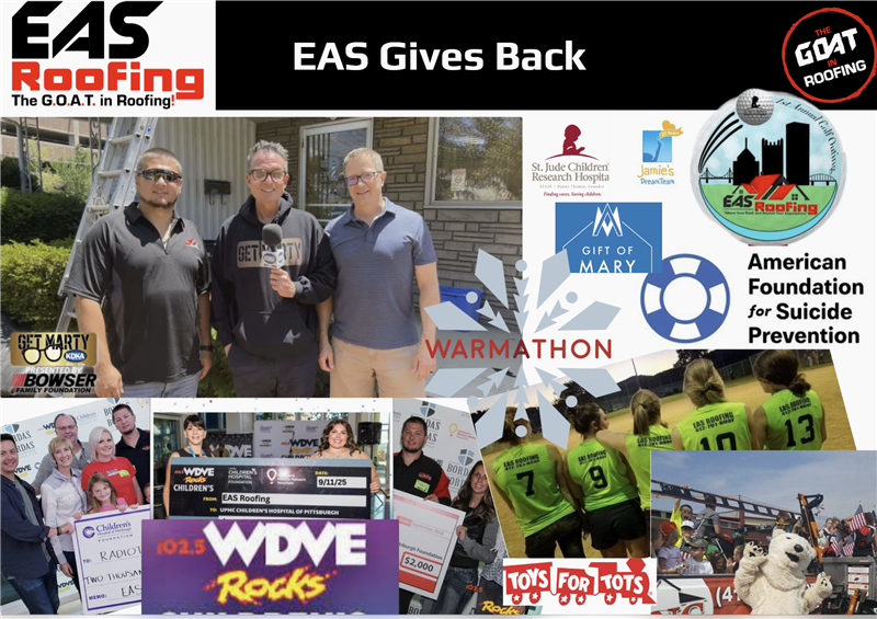 EAS Roofing Gives Back