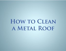 Metal Roofing Video 91